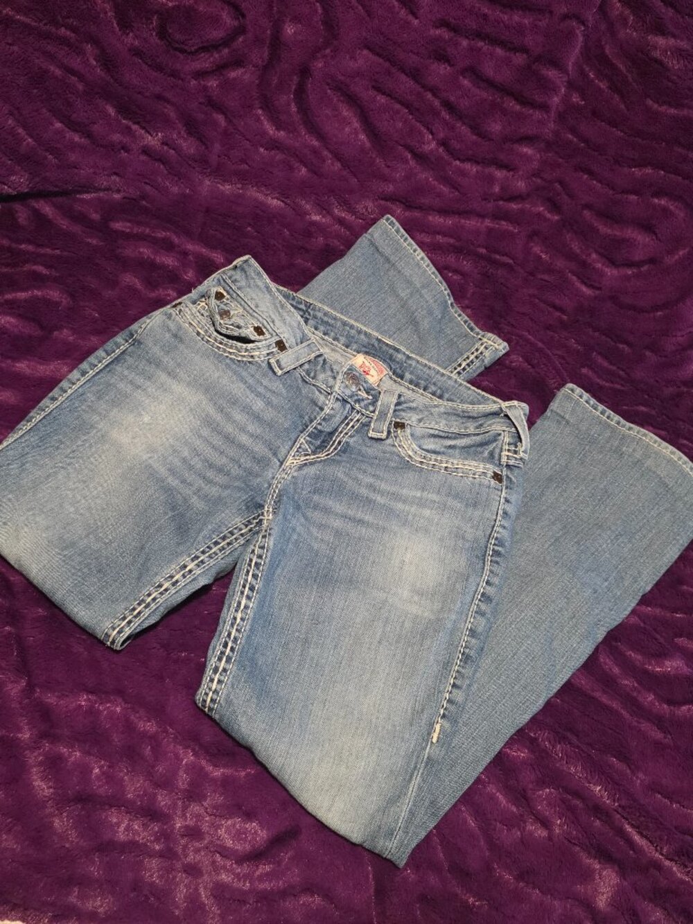 True Religion Hi-Rise Bootcut Jeans